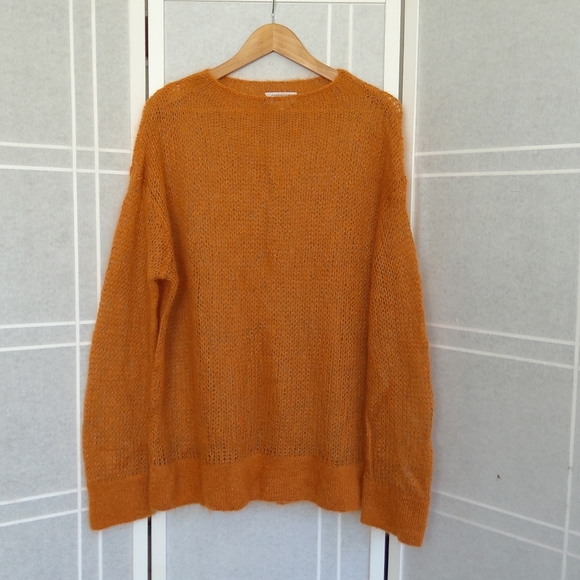 & other stories oversized mohair orange sweater NWOT! - Picture 2 of 15